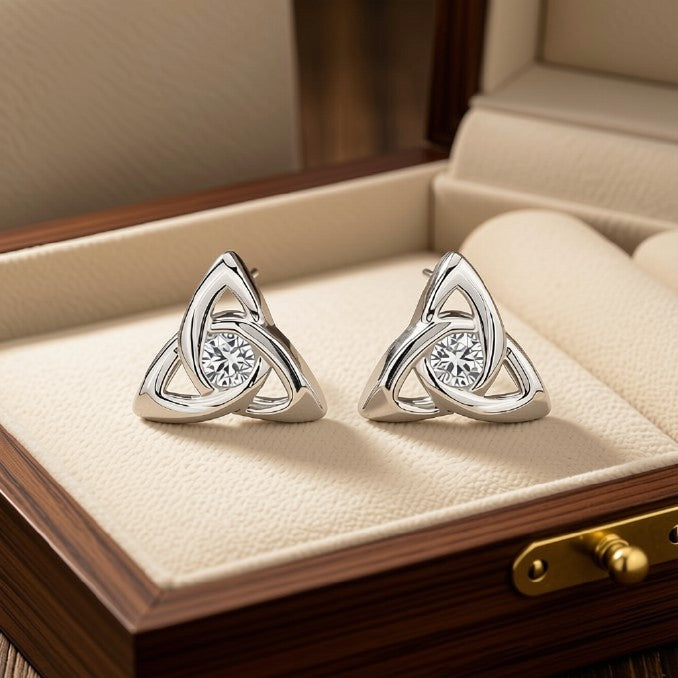 Celtic Knot Stud Earrings