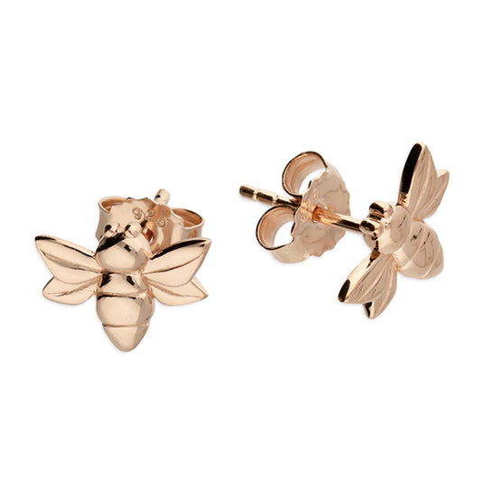 Bumble Bee Studs - Rose Gold