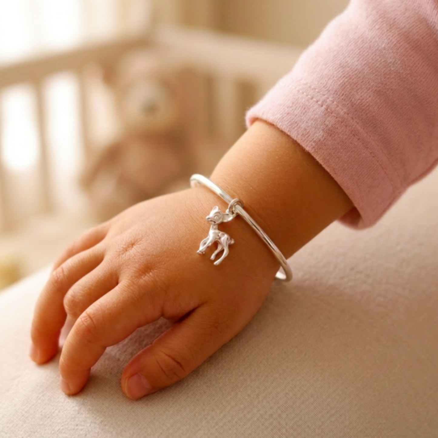 Sterling Silver Bambi Charm/Pendant