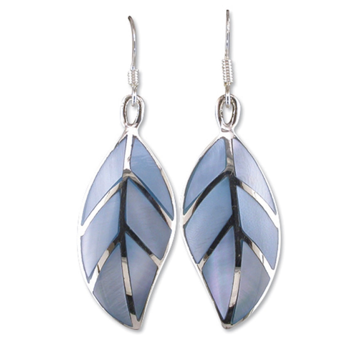 Sterling Silver Mother of Pearl Earrings