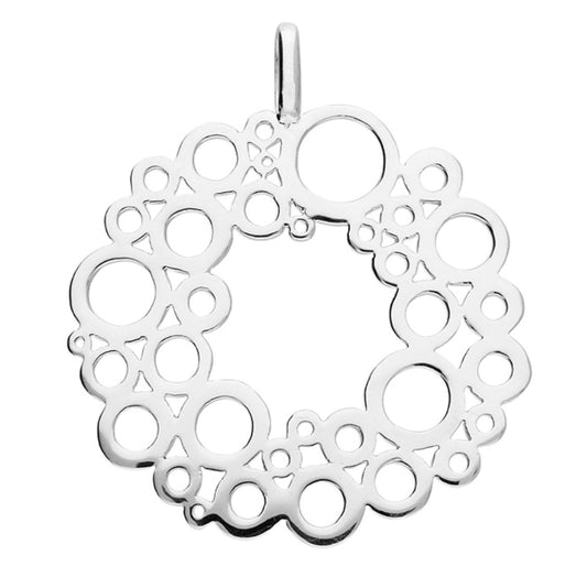 Sterling Silver Large Bubble Pendant