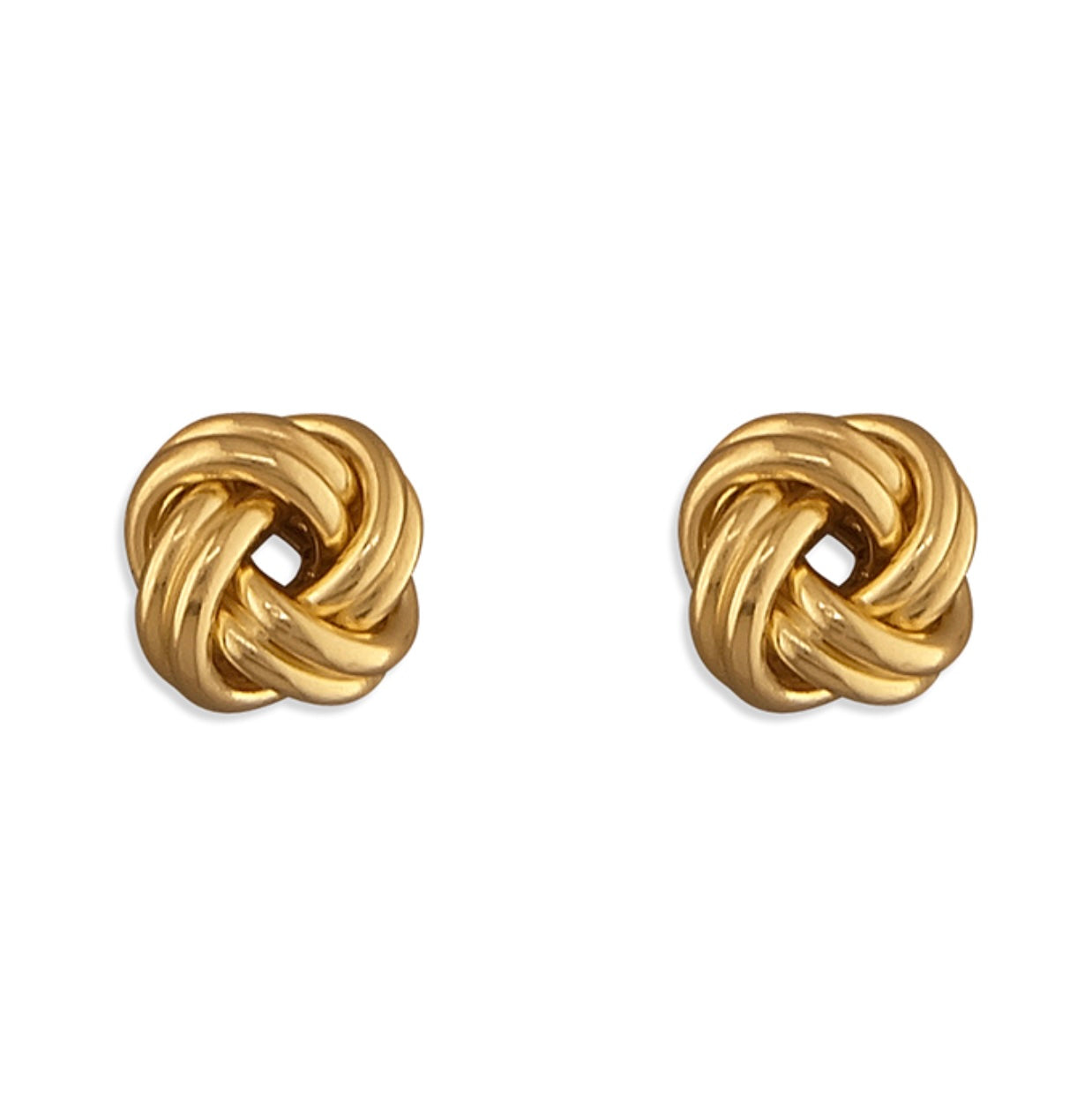 Classic Love Knot Studs - Gold