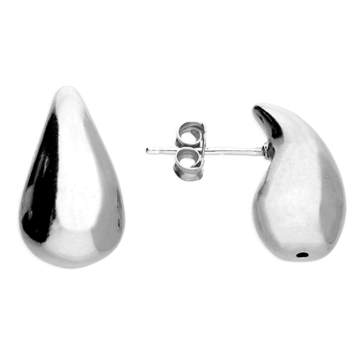 Contemporary TearDrop Stud Earrings