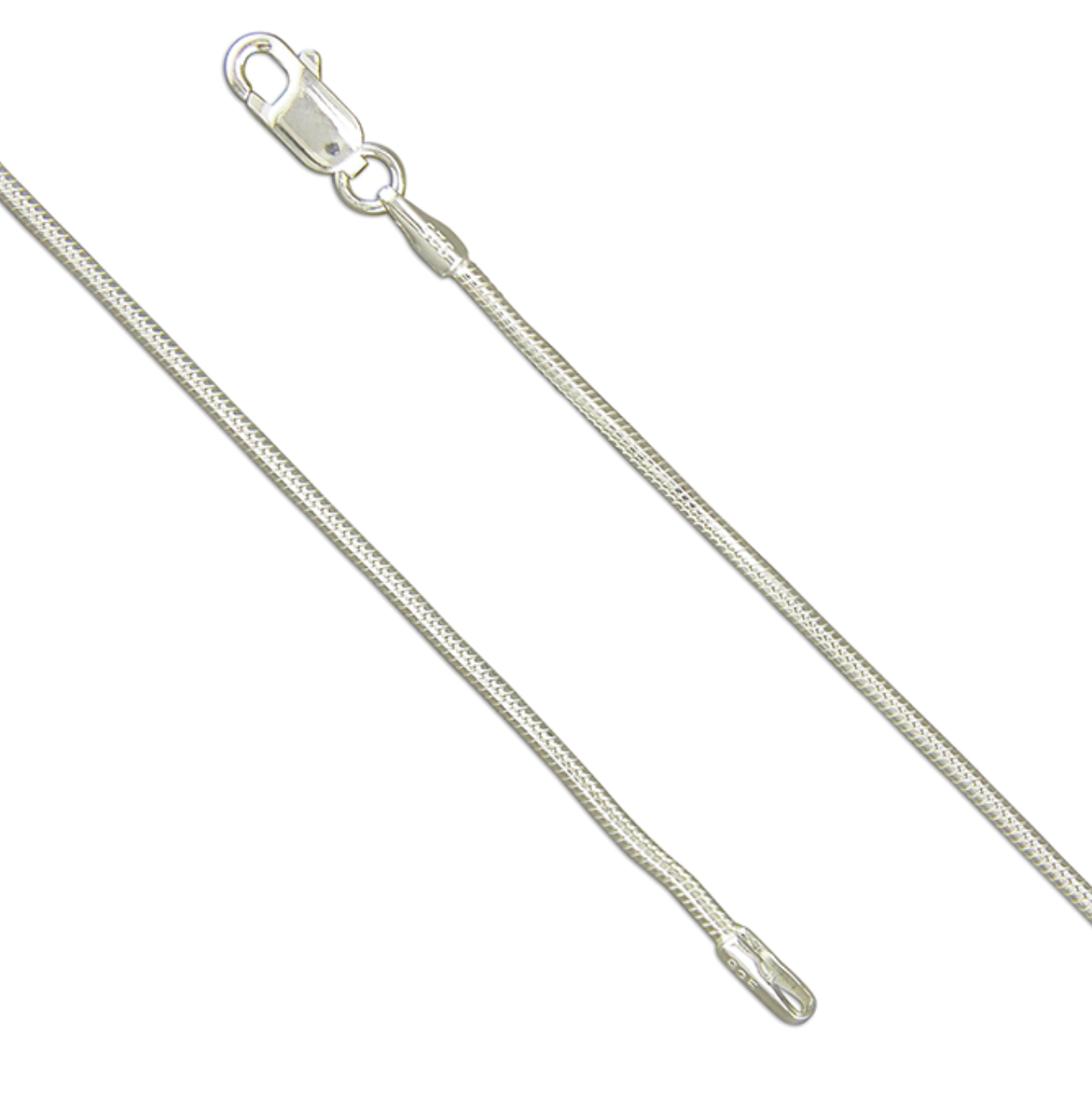 Sterling Silver Snake Chain - 41cm