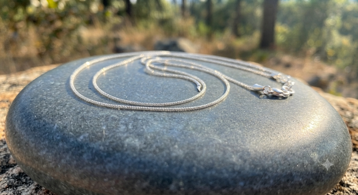Sterling Silver Snake Chain - 41cm