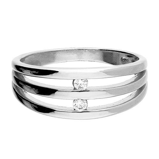 Sterling Silver Split Shank Ring